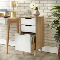 Este 3 Drawer Filing Cabinet Natural/White - Buylateral -Buylateral GUEST 01c7b509 bdfa 4cfb 8076 1981df9ef684