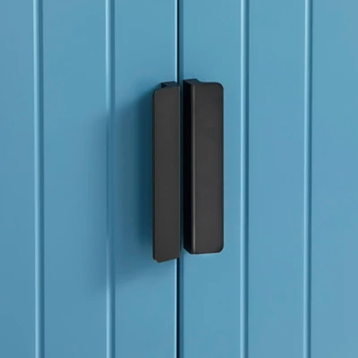 Fulton 2 Door Channel Front Buffet Blue - Buylateral 5 Fulton 2 Door Channel Front Buffet Blue - Buylateral - Image 3