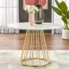 Marsai Round Dining Table White/Gold - Buylateral 2 Marsai Round Dining Table White/Gold - Buylateral -Buylateral GUEST 104c7127 ba40 4d8b 8360 17615bfcc9a2