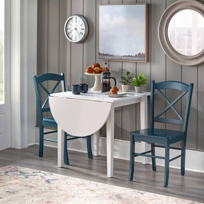 3pc Tiffany Extendable Dining Table Set - Buylateral 4 3pc Tiffany Extendable Dining Table Set - Buylateral - Image 2