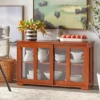 Pacific Stackable Cabinet With Sliding Glass Doors Walnut - Buylateral 1 Pacific Stackable Cabinet With Sliding Glass Doors Walnut - Buylateral -Buylateral GUEST 16379b0d 1012 4f14 b755 89707a8b4dea