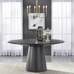 Buylateral North Bay Modern Round Pedestal Dining Table