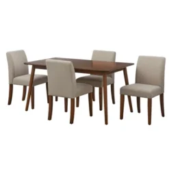 5pc Estelle Rectangular Dining Set - Buylateral -Buylateral GUEST 1cf1920c 2916 405c bdd2 42f9cf1f018a