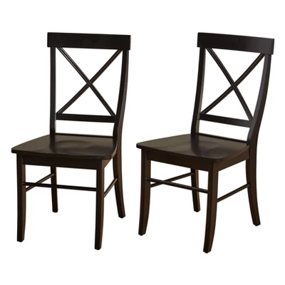 Set Of 2 Albury Cross Back Dining Chairs - Buylateral 5 Set Of 2 Albury Cross Back Dining Chairs - Buylateral - Image 3