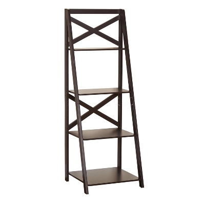 56" 4 Tier Crossback Shelf - Buylateral 7 56" 4 Tier Crossback Shelf - Buylateral - Image 6