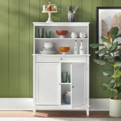 Farmhouse Buffet And Hutch White - Buylateral -Buylateral GUEST 2413396e b9b0 491a 9ce4 26b255d302d3