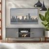 Tabaria TV Stand For TVs Up To 55" Gray - Buylateral -Buylateral GUEST 2d7a7f07 d997 4d23 98cf 7ff2c9110e28