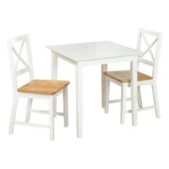3pc Cross Back Dining Set - Buylateral -Buylateral GUEST 3fb258f1 f003 4295 968b 6e08cf18f4cc