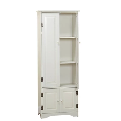 Extra Tall Antique Cabinet White - Buylateral 5 Extra Tall Antique Cabinet White - Buylateral - Image 4