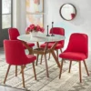 5pc Saville Dining Set Red - Buylateral -Buylateral GUEST 44f42821 9980 4096 9de0 2a9c9a053884