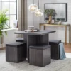 5pc Howard Dining Set With Storage Ottoman - Buylateral -Buylateral GUEST 45365df5 ab0e 46dc 8ef4 9da37f7c2a1e