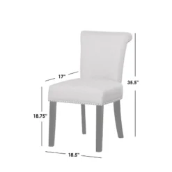 Set Of 2 Adeline Nailhead Parsons Dining Chair Gray - Buylateral: Upholstered, Rubberwood Legs, 250lb Capacity 9 Set Of 2 Adeline Nailhead Parsons Dining Chair Gray - Buylateral: Upholstered, Rubberwood Legs, 250lb Capacity -Buylateral GUEST 4c02cf8b 4063 414e a3f4 898c4beb1b16