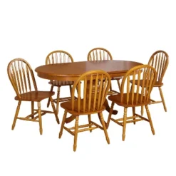 7pc Lancaster Dining Set - Buylateral -Buylateral GUEST 4c4f83a9 a04e 4644 8c38 d890feb9a2c7