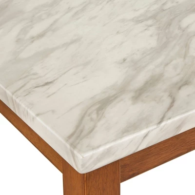 63" Edina Dining Table Walnut - Buylateral 4 63" Edina Dining Table Walnut - Buylateral - Image 2