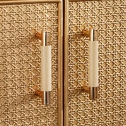 Lati Rattan Door Buffet Antique White/Natural - Buylateral -Buylateral GUEST 533fc091 a898 4831 9f97 326cf091e08d