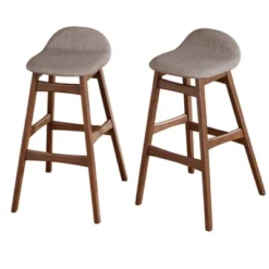 Set Of 2 30" Mid-Century Modern Barstools - Buylateral -Buylateral GUEST 5576265b 8381 4440 a33f 513a36f4b5a5