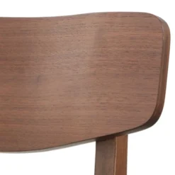 5pc Wave Rectangular Dining Set Walnut/Blue - Buylateral -Buylateral GUEST 5d87127f 88c4 47b2 ab1d 116e93230a96