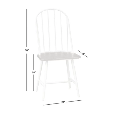 Set Of 2 Milo Windsor Metal With Wood Seat Dining Chairs - Buylateral 7 Set Of 2 Milo Windsor Metal With Wood Seat Dining Chairs - Buylateral - Image 5