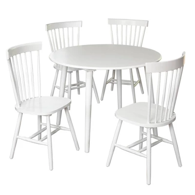 5pc Ravenna Dining Set White - Buylateral 5 5pc Ravenna Dining Set White - Buylateral - Image 3