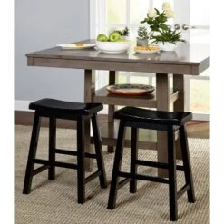Set Of 2 24" Belfast Saddle Stools - Buylateral -Buylateral GUEST 686bf48d 8267 4d84 a7b3 c00928195fa0