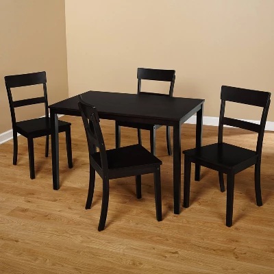 5pc Beverly Dining Set Black - Buylateral 5 5pc Beverly Dining Set Black - Buylateral - Image 3