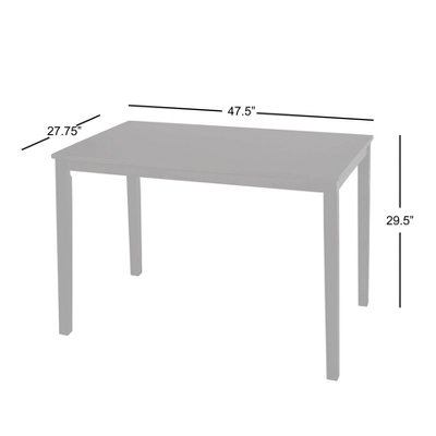 5pc Beverly Dining Set Black - Buylateral 6 5pc Beverly Dining Set Black - Buylateral - Image 4