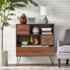 Vintage Living Cabinet Black/Walnut - Buylateral -Buylateral GUEST 8b372b7e 5064 401f 8af4 e0d97f16f8c3