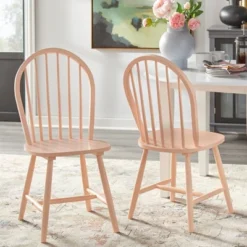 3pc Chadwick Drop Leaf Dining Set With 2 Windsor Chairs - Buylateral -Buylateral GUEST 8bad5b50 e745 43e6 9282 5f9e030a2153