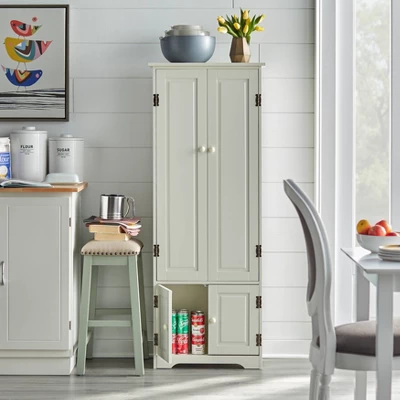 Extra Tall Antique Cabinet White - Buylateral 4 Extra Tall Antique Cabinet White - Buylateral - Image 3