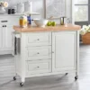 Monterey Kitchen Cart White - Buylateral -Buylateral GUEST 8edd4f63 d561 46a5 883e 9a6febf2ecc7
