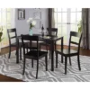5pc Beverly Dining Set Black - Buylateral -Buylateral GUEST 9954c823 4ab5 4a3f b8a7 eba2c9a957f6