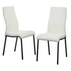 Set Of 2 Nora Contemporary Dining Chairs - Buylateral
