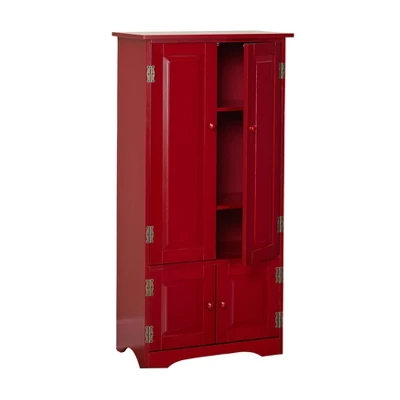 Tall Storage Cabinet Red - Buylateral 6 Tall Storage Cabinet Red - Buylateral - Image 4