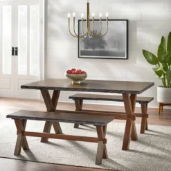 Mandeville Dining Table Brown - Buylateral -Buylateral GUEST a0d3d6b1 e7ad 4fce ab0a c7979a83cbba