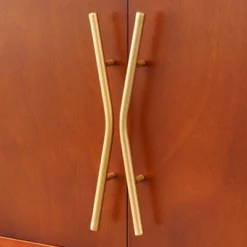 Dennes Mid-Century Modern Wire Accent Storage Cabinet Walnut - Buylateral -Buylateral GUEST aabaa43b 641e 4024 85f7 2a9229fef293