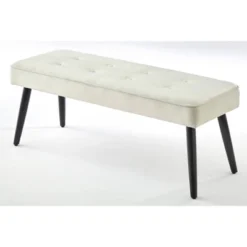Ellis Velvet Dining Bench - Buylateral -Buylateral GUEST ae5bcaa3 e706 475a 9f15 aa7b66d50c34