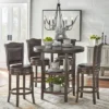 42" 5pc Adam Round Pub Dining Set Brown - Buylateral -Buylateral GUEST afd79125 1543 43ba 91cb 8fc38333f3b6 2