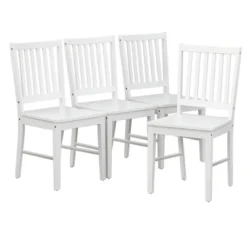 Set Of 4 Contemporary Shaker Dining Chairs - Buylateral -Buylateral GUEST b21a5ee6 b66f 49df 8759 d465dba05ca8