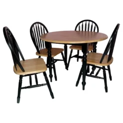 5pc Double Drop Leaf Dining Set Wood - Buylateral -Buylateral GUEST b43b35d1 ce16 4fa2 8e10 c83777e7b051