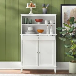 Farmhouse Buffet And Hutch White - Buylateral -Buylateral GUEST b52e0238 ae99 4025 a12b da18ff30b173