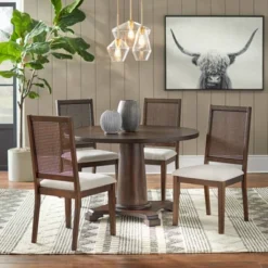 Set Of 2 Westbury Cane Style Back Dining Chairs Walnut/Cream - Buylateral 9 Set Of 2 Westbury Cane Style Back Dining Chairs Walnut/Cream - Buylateral -Buylateral GUEST ba9aa5a0 e038 4234 8f5c 213260001b73
