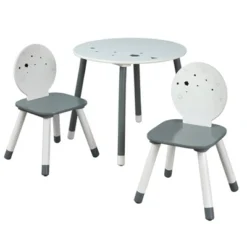 3pc Talori Kids' Table And Chair Set Gray/White - Buylateral -Buylateral GUEST bbd1976b 7484 4af7 9cc4 f4e6f28802d9
