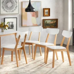 5pc Perla Dining Set White/Natural - Buylateral 10 5pc Perla Dining Set White/Natural - Buylateral -Buylateral GUEST c0eb4aa8 ca88 4e3b a448 7cf235872490