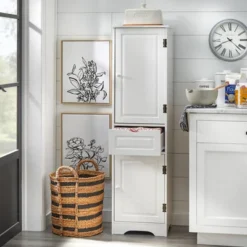 Brighton Kitchen Storage Pantry Cabinet White - Buylateral -Buylateral GUEST c243397c 176a 4695 a801 478de0e3b86a