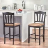 3pc Contemporary Tribeca Counter Height Dining Set Black/Camel Brown - Buylateral -Buylateral GUEST c3d8f4d5 7720 430c 8d7f cb84894cd4c0 2