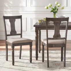 6pc Burntwood Dining Set With Bench - Buylateral 14 6pc Burntwood Dining Set With Bench - Buylateral -Buylateral GUEST cd28657e 9848 45a2 882a 15be6b49cd3c