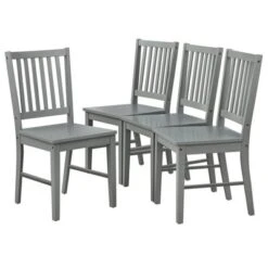 Set Of 4 Contemporary Shaker Dining Chairs - Buylateral -Buylateral GUEST d6546b0c abbb 4d11 99bc b9dd06bec0aa