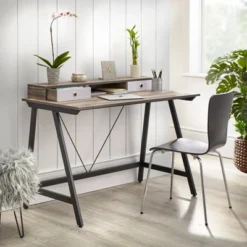 Tucker Desk Black/Driftwood - Buylateral -Buylateral GUEST da437d02 6454 49c4 859b afe931772725