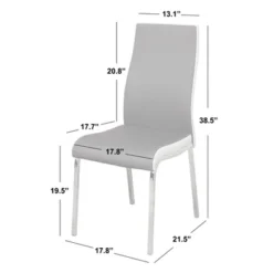 Set Of 2 Nora Contemporary Dining Chairs - Buylateral -Buylateral GUEST deb79765 caf1 46dd b799 48b6a7a94e1e