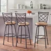 Set Of 3 Avery Adjustable Metal Barstool - Buylateral -Buylateral GUEST df7df5b1 265b 419b 9eb4 c3c75590563a
